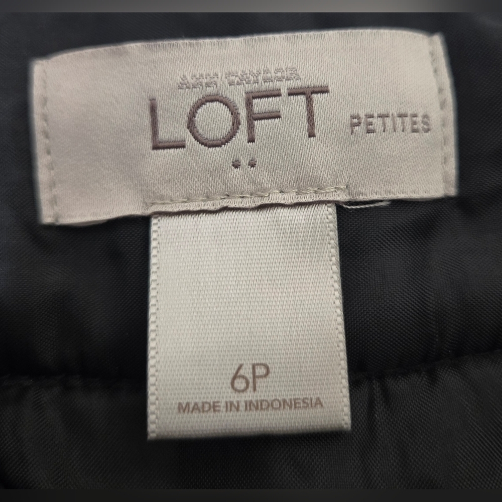 Loft Tweed Multi-Color Skirt Lined Office Church Travel Polished Aspen Chic, 6P - Picture 4 of 5
